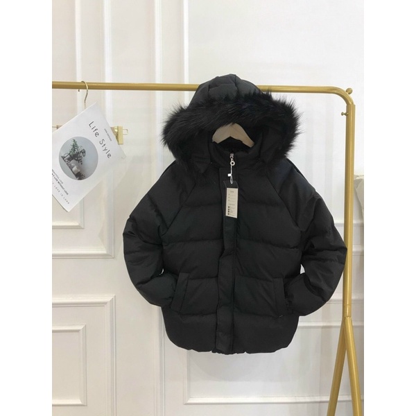 Áo phao nữ áo béo nữ có mũ free size 40-55 kg