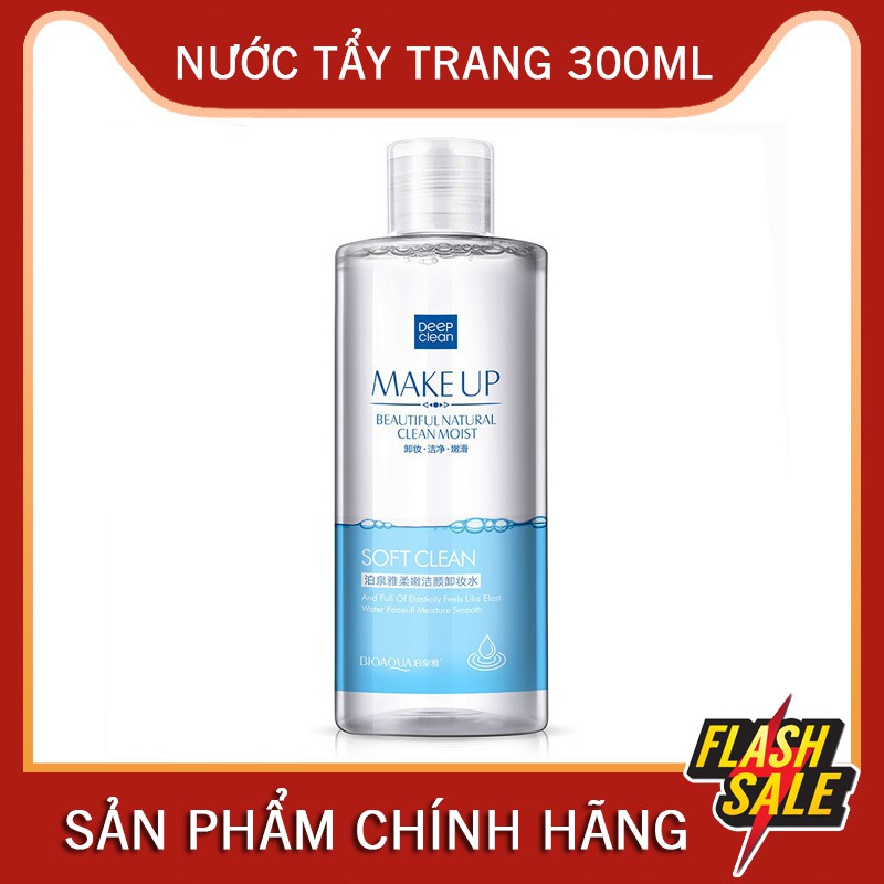 [DUNG TÍCH 300ML] Nước Tẩy Trang Deep Clean Bioaqua Hàng Nội Địa Trung