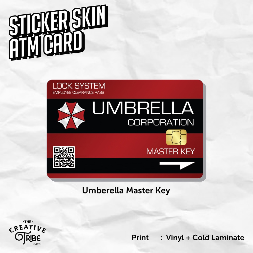 Vantela master key - Nhãn Dán Da - vinyl atm debit tín dụng
