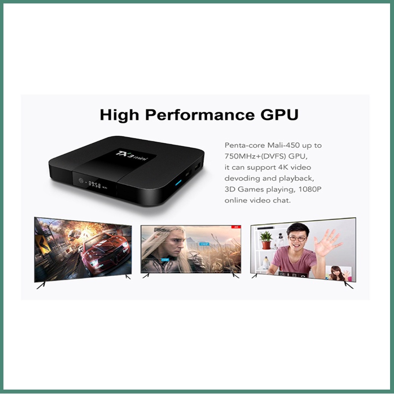 Android Tivi Box Tx3 Mini CPU S905W - Ram 2GB Rom 16GB - Android 10.0 TV BOX