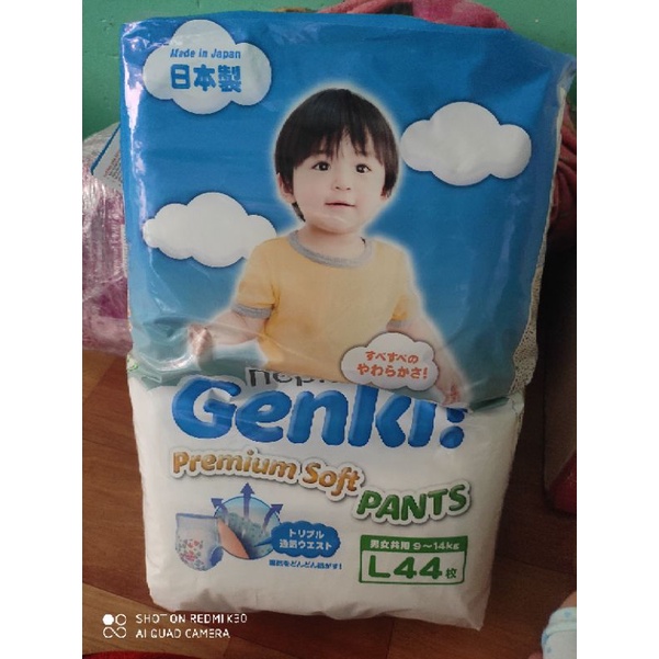 Tã quần/dán Genki size s, L44,Xl38,Xxl26