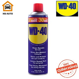 Chai xịt Bôi trơn Làm sạch Thẩm thấu Chống ẩm WD-40 Multi-Use Product 412ml