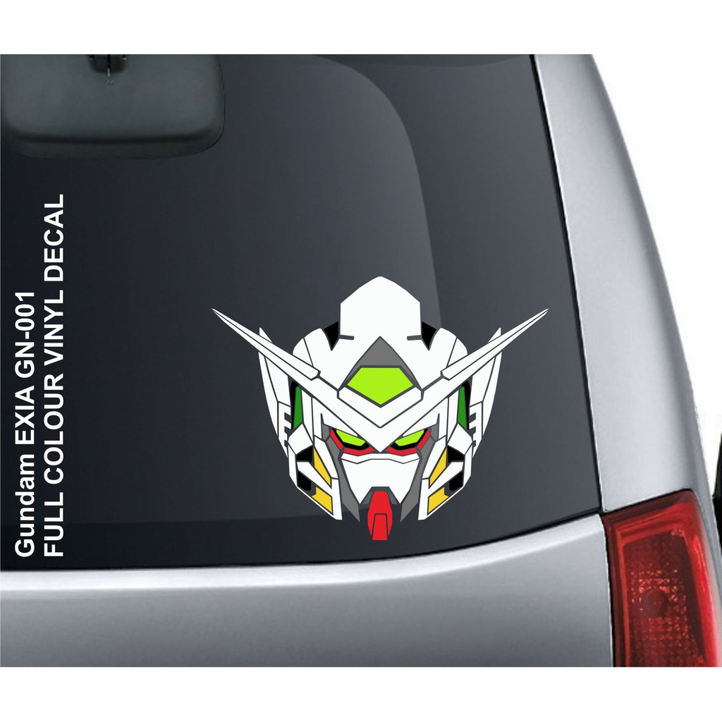 Sticker Dán Hình Gundam Exia