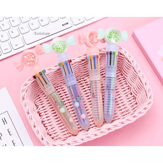 Bút Bi 10 Màu Các Loại