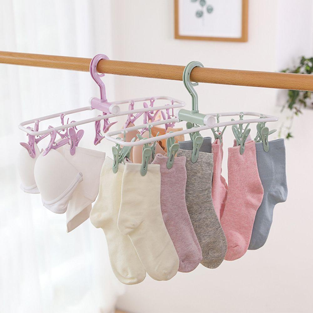 1 Móc Nhựa Phơi Vớ / Đồ Lót Đa Năng