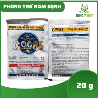 Coc85 Phòng trừ nấm, diệt khuẩn phổ rộng trị nấm lá, thối nhũn, thối gốc - 20g