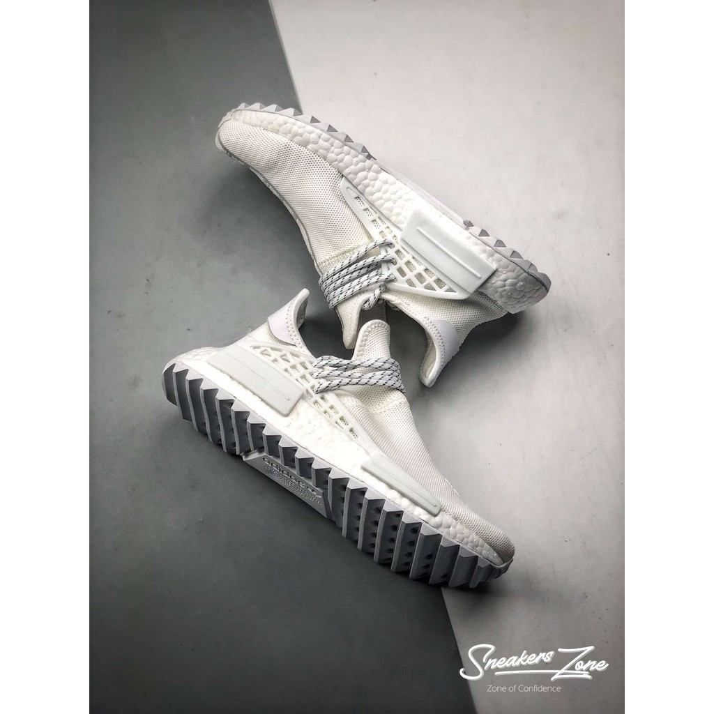 𝐑ẻ 𝐓Ế𝐓 (FREE SHIP + HỘP + QUÀ) Giày thể thao NMD Human Race Holi Trắng full ^ ; ོ , ! ₂ .