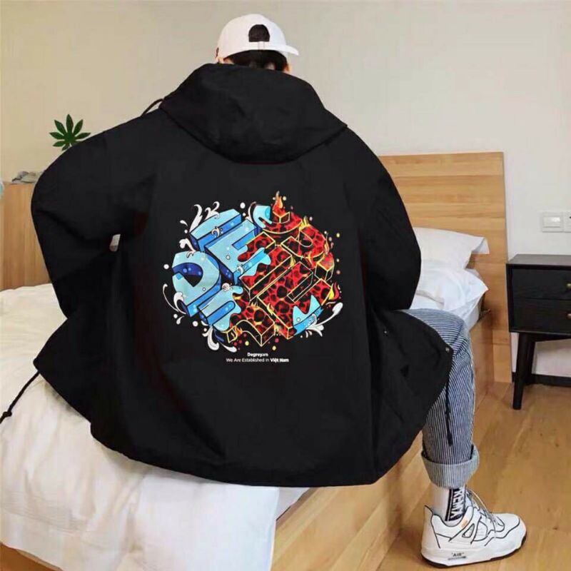 Áo Khoác Dù SmileZ Nước Sôi unisex Form Rộng Có Nón chống nắng tốt | BigBuy360 - bigbuy360.vn