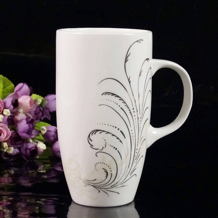 Kho Sẵn Sàng ♗Cốc Uống Cà Phê Bằng Sứ Dung Tích Lớn 500Ml Sáng Tạo♕