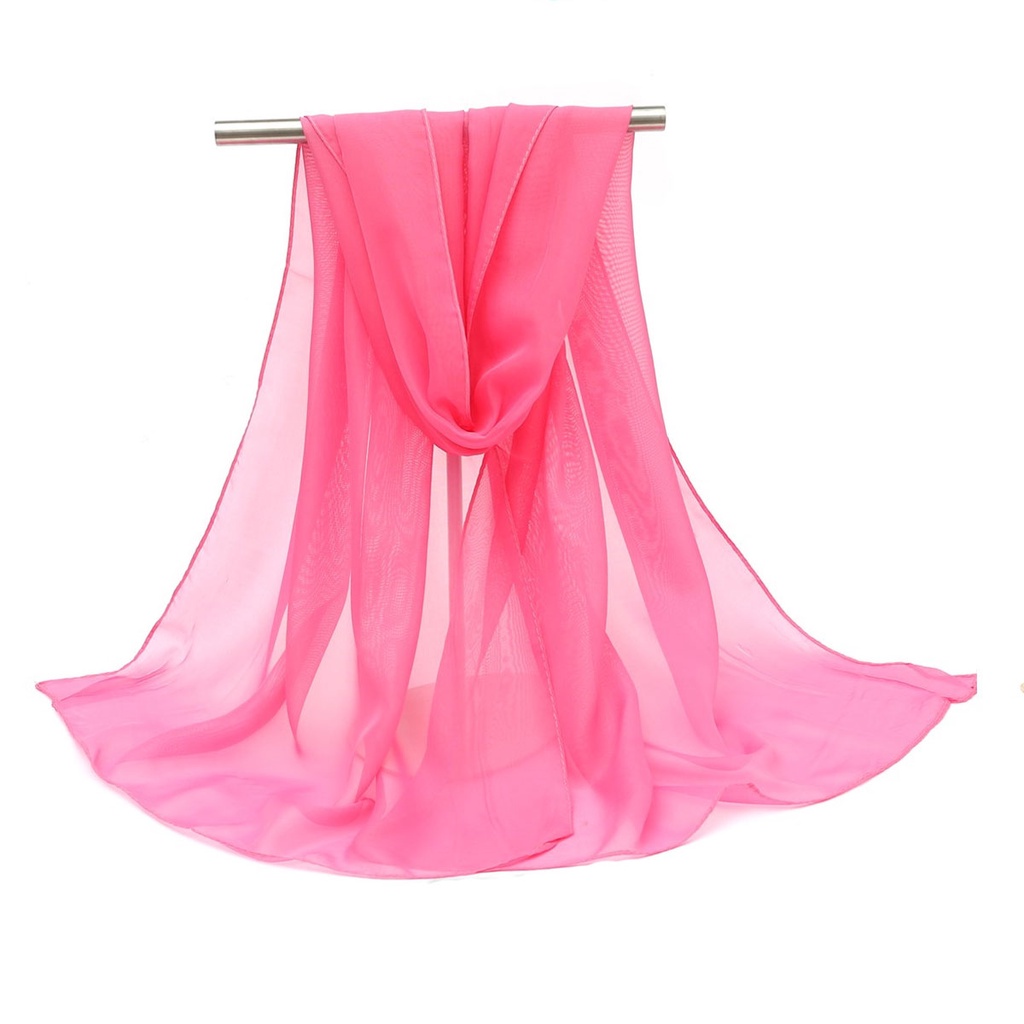 Khăn Voan Che Bụng Màu Trơn Thoáng Khí 150X50Cm WJ1042-01