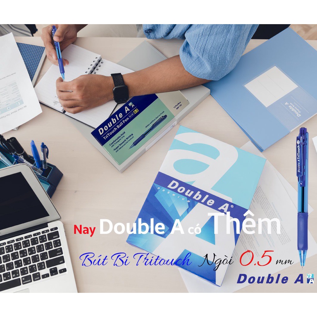 Bút Bi Double A  Tritouch 0.5mm