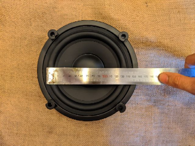 Loa bass cộng hưởng 6.5 inch gân cao su