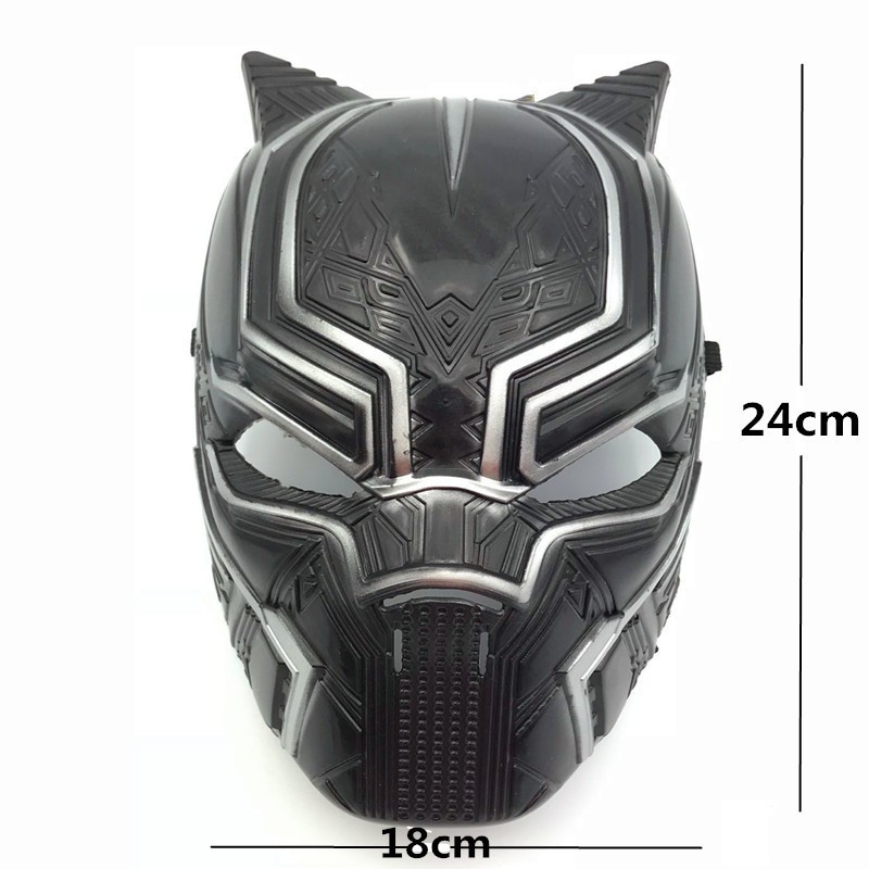Mặt nạ hóa trang nhân vật báo đen trong phim "The Avengers-Mặt nạ Chiến binh Báo Đen-Black Panther hóa trang