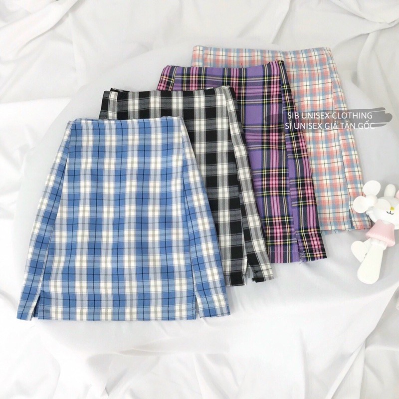 Chân Váy Caro Chữ A Lưng Cao Dáng Ôm Hợp Thời Trang Dành Cho Nữ | BigBuy360 - bigbuy360.vn