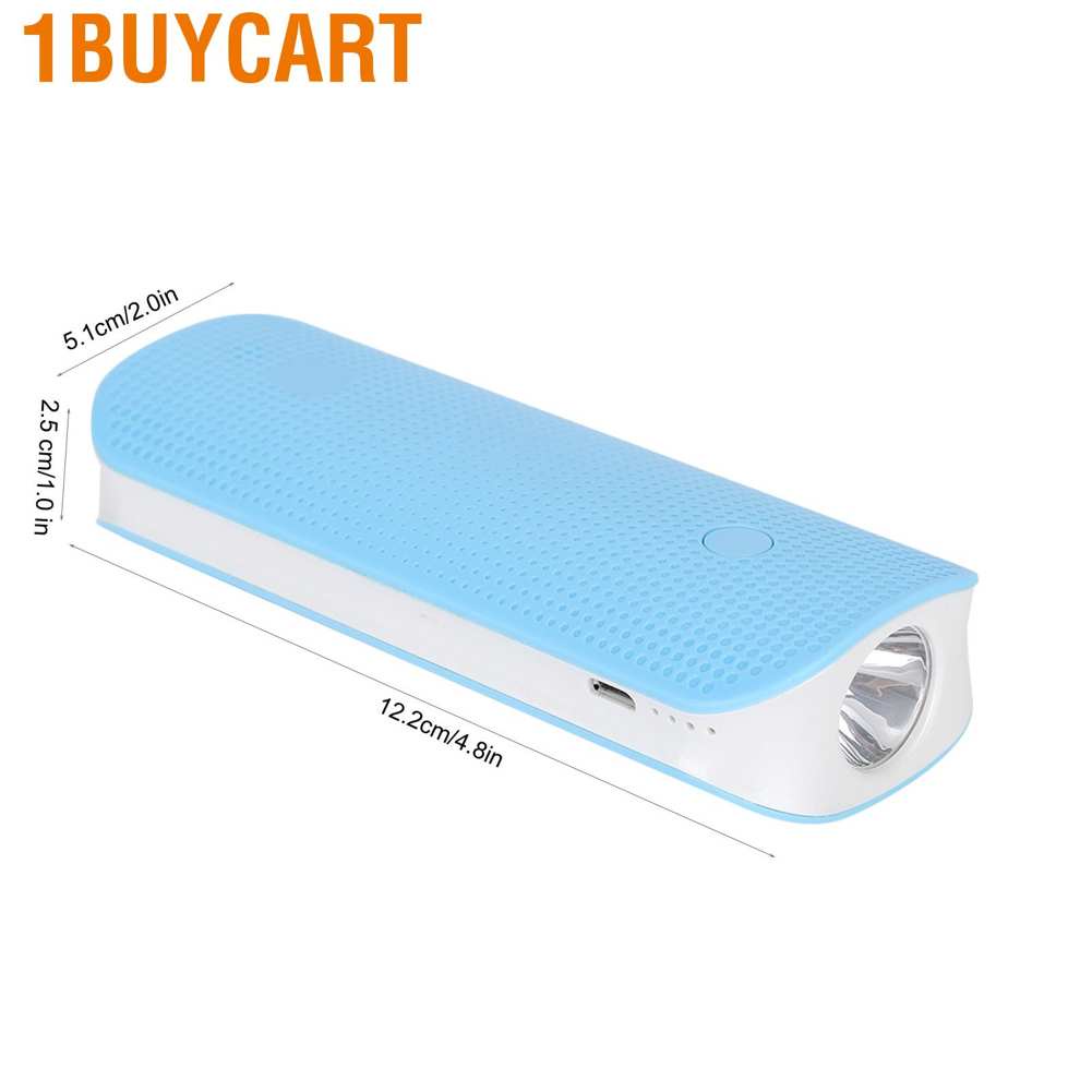 1buycart GPS Locator Outdoor Long Standby Time Power Bank Flashlight Real‑time Alarm Device