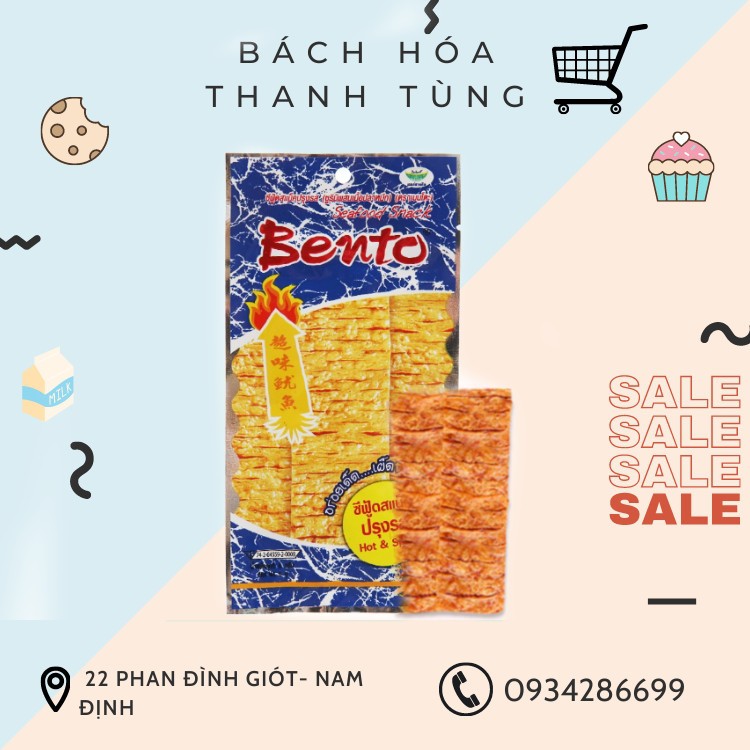 Dây mực Bento Thái Lan 13 gói (6gr/ gói)