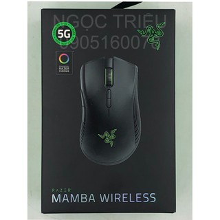 (GIẢM SÂU 40%) CHUỘT GAMING RAZER MAMBA WIRELESS 5G 16000DPI NEW SEAL