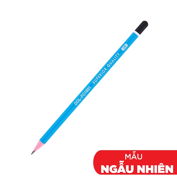 Bút Chì Gỗ 2B Superior Quality Dolphin DOL-FC1661 (Mẫu Màu Giao Ngẫu Nhiên)