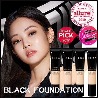 Set Kem Nền Hera Black Foundation SPF15/PA+ Weightless Cover Fit Liquid Foundation (hàng chính hãng) | BigBuy360 - bigbuy360.vn