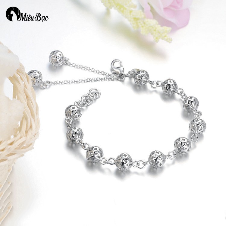 Lắc tay nữ MIÊU BẠC bí ngô phong cách thời trang Ulzzang Unisex - L400218 | BigBuy360 - bigbuy360.vn