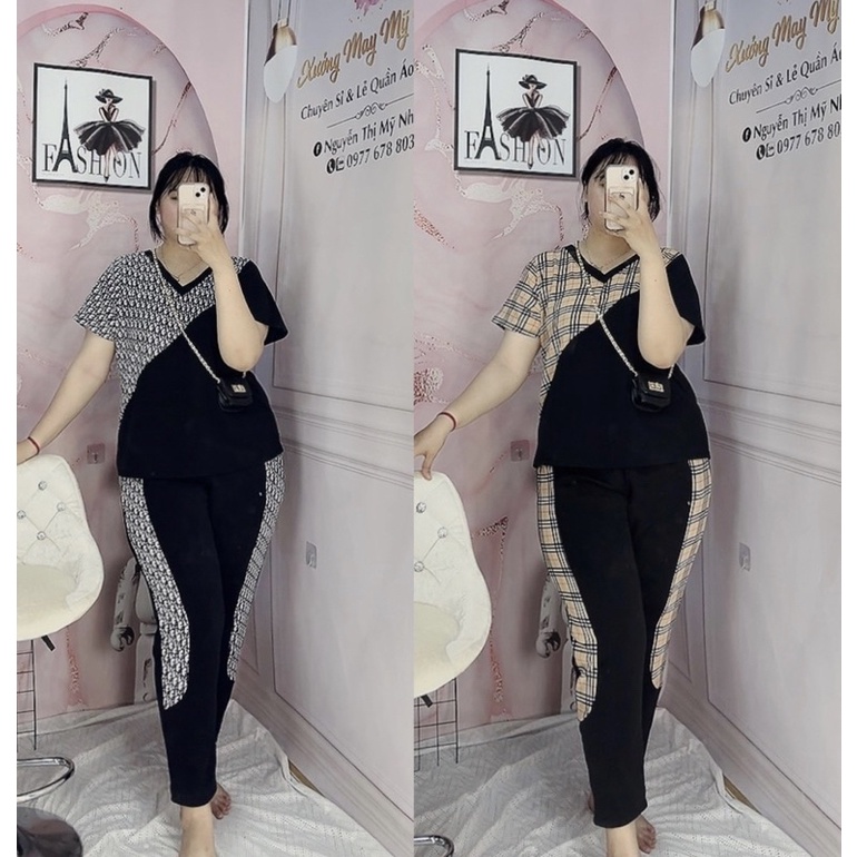 Sét Bộ Bigsize thiết kế 67kg đến 94kg(mã cổV phối)