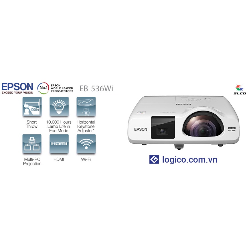 Máy chiếu tương tác Epson EB-536Wi