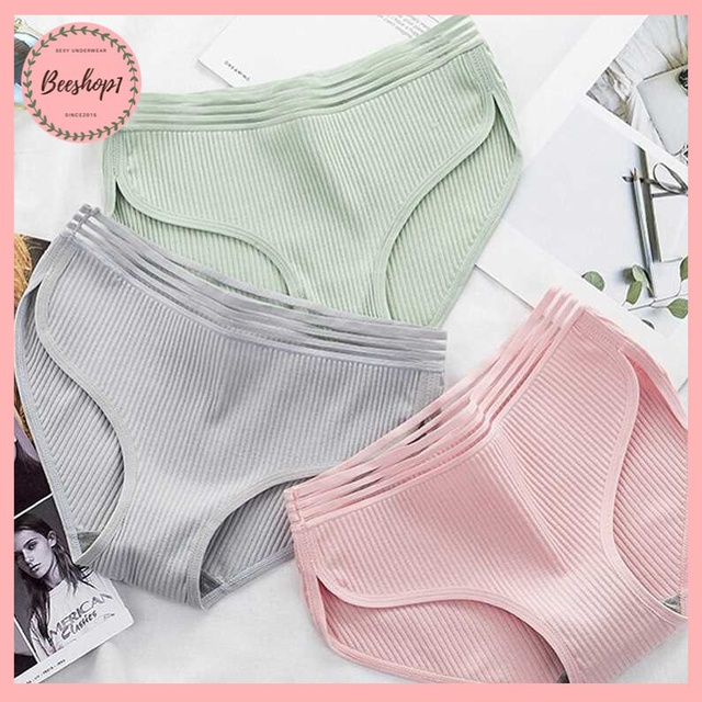 [CÓ SIZE L] Quần lót nữ, quần lót Muji tăm tre thông thoáng QC71 | BigBuy360 - bigbuy360.vn