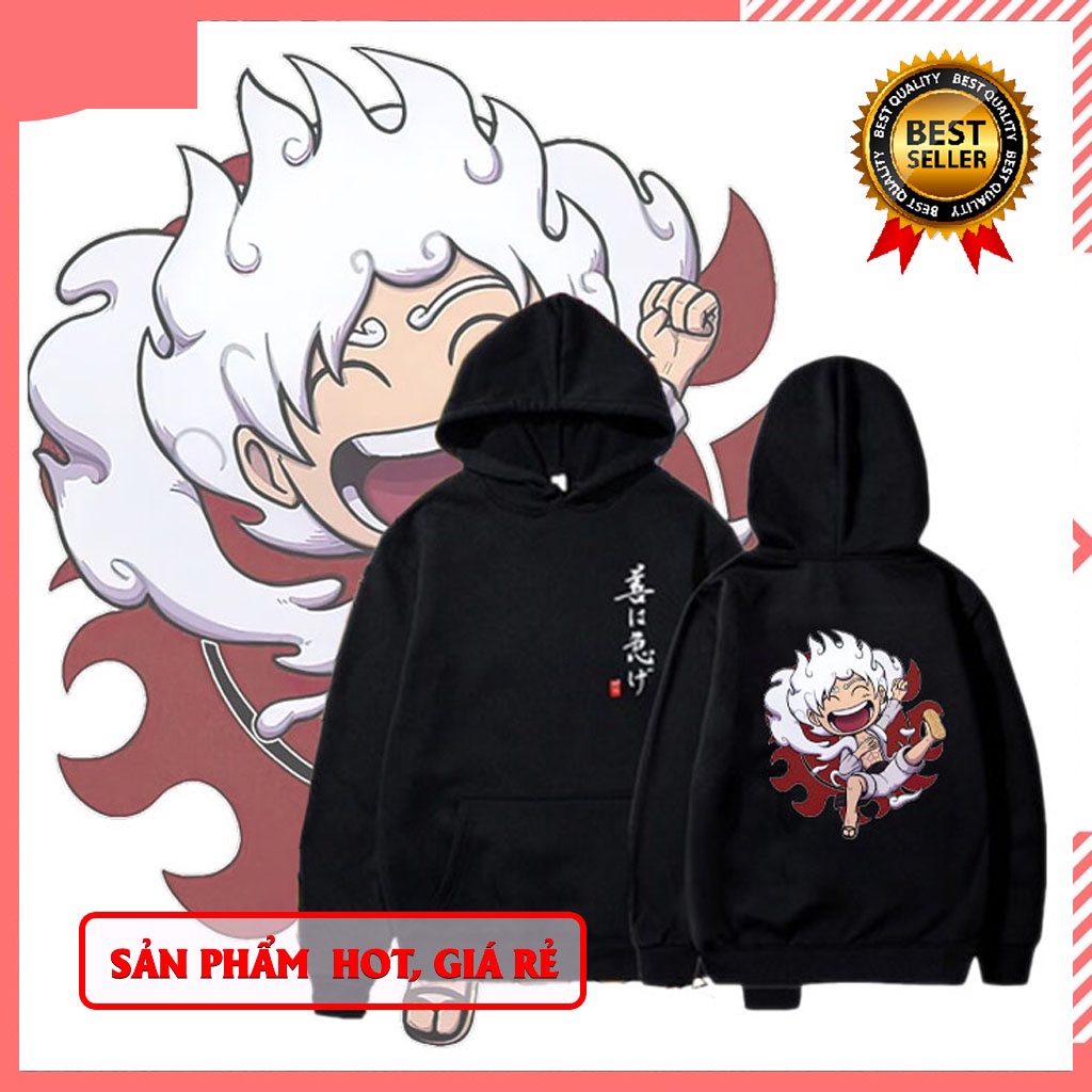 💥Hoodie OnePiece💥  BST In Hình  Anime One Piece Luffy Gear 5 Nika Joyboyy độc đẹp kèm khuyến mại