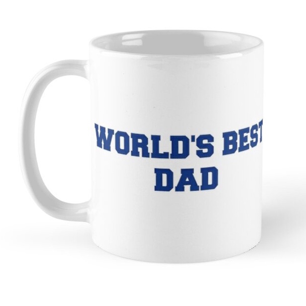 Cốc in hình World's Best Dad Father's Day Quà tặng ý nghĩa