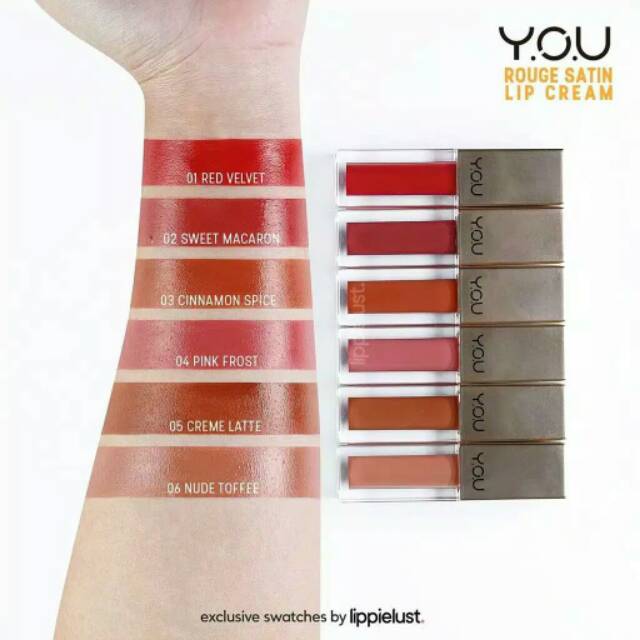 (hàng Mới Về) Son Môi Dạng Kem Y.o.u Chất Satin Cao Cấp | BigBuy360 - bigbuy360.vn