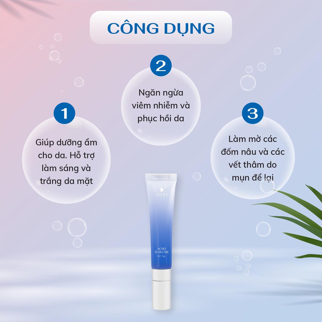 Kem ngăn ngừa thâm mụn Miri Acnes Scar Care 15gr (IP02)