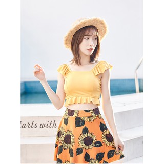 bộ bơi bikini chân váy hoa