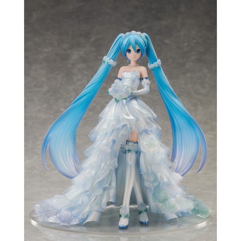 GIÁ LIÊN HỆ Mô hình chính hãng PVC Scale FREEing Hatsune Miku Wedding Dress ver có sẵn