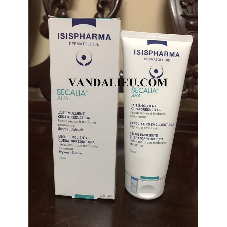 ISIS PHARMA SECALIA A.H.A 200 ML. KEM ĐT KHÔ DA DÀY SỪNG.