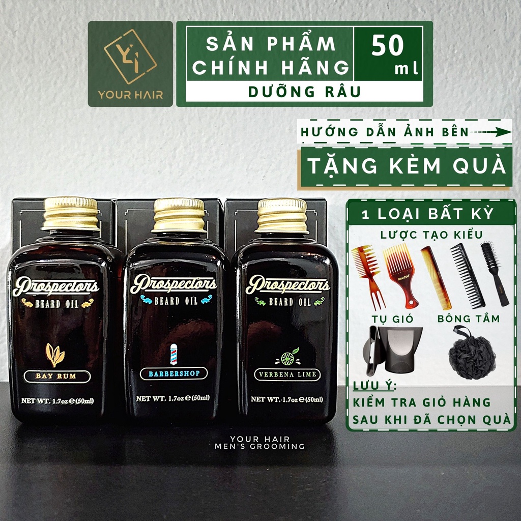 Tinh dầu dưỡng râu Prospectors Beard Oil 50ml