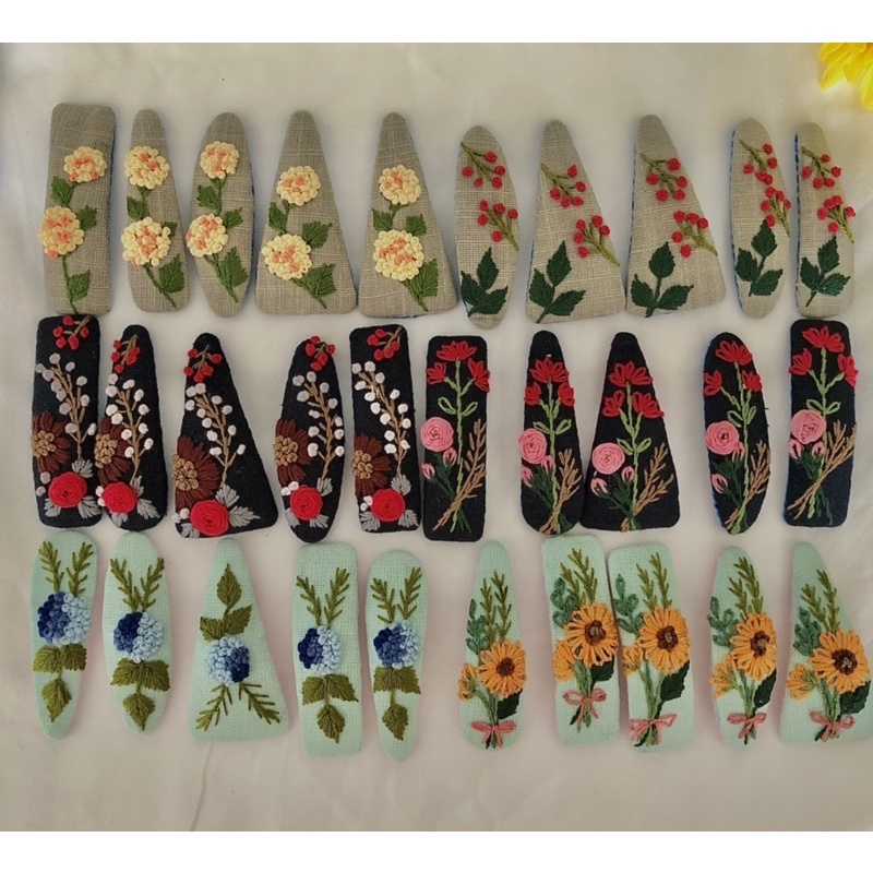 Kẹp thêu handmade