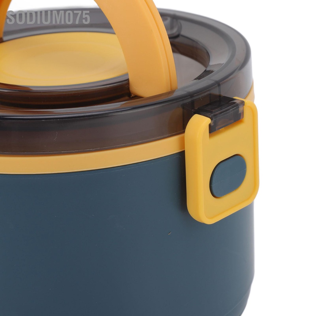 Có thể bán buôn Hộp cơm trưa 1000ml Thiết kế ngăn có thể tháo rời Chống rò rỉ Bento di động cho buổi dã ngoại văn phòng tại nhà sinh viên Sodium075 Hàng giao ngay