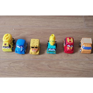 Set 6 ô tô bánh đà cho bé (ảnh thật)
