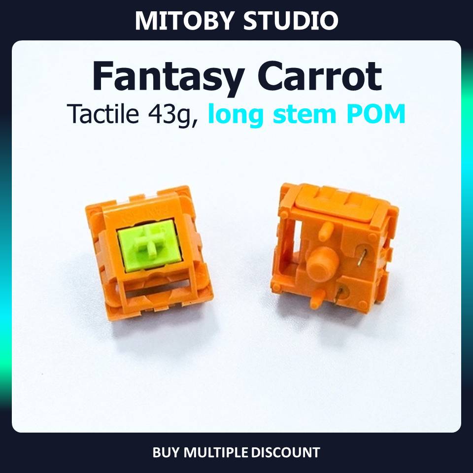 Mua FANTASY CARROT tactile switch công tắc bàn phím cơ KTT switch ...