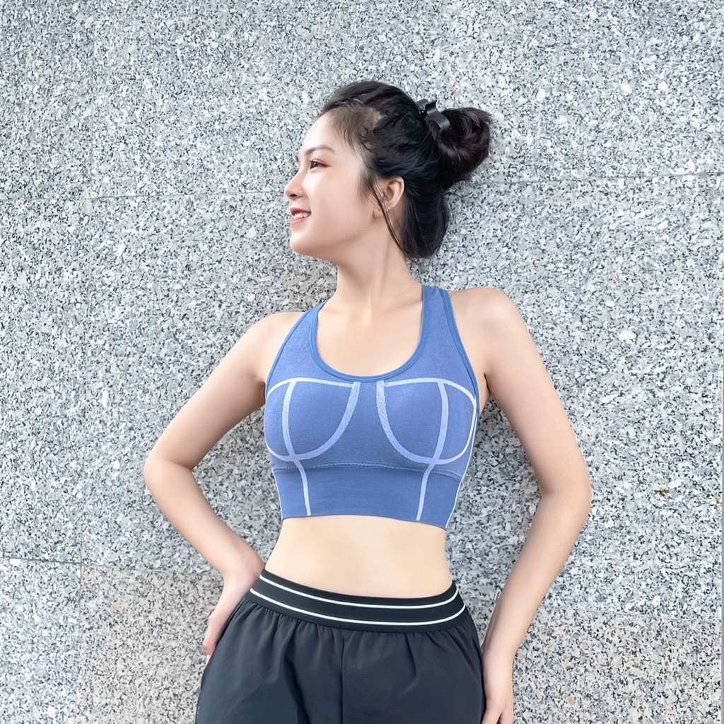 {FREE SHIP} ÁO BRA DỆT TẬP GYM-YOGA ,CHẤT VẢI MÊM CO DÃN TỐT