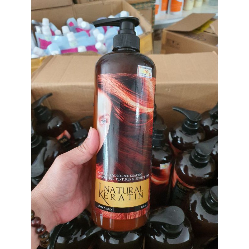 Phục hồi và kích bóng tóc .Keratin tươi NATURAL KERATIN..1000ml...