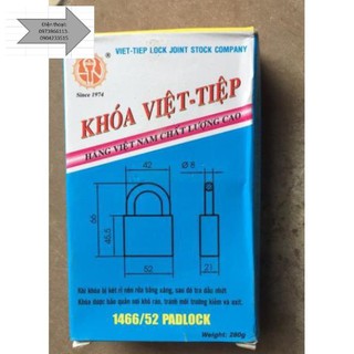 Khoá việt tiệp gang 1466/52 ko bấm