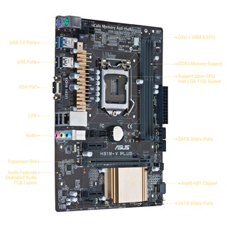 Main ASUS H81M-V PLUS socket 1150 cũ
