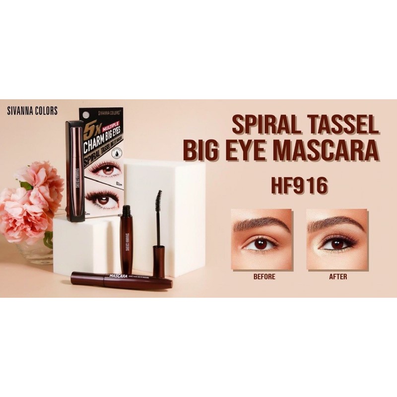 Mascara Sivanna 5x Charm Big Eyes Spiral