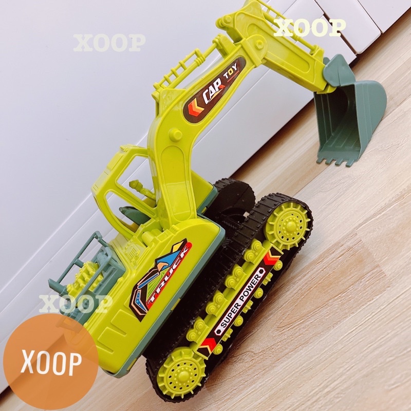 Đồ chơi ! Xe cẩu Cap bánh lăn 35cm mã 670-3A