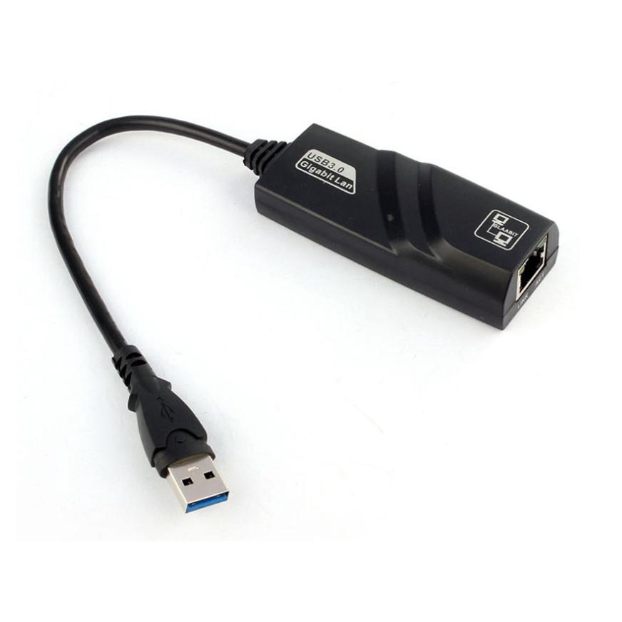 Cáp Chuyển Đổi USB 3.0 To Lan - USB Sang Lan/Cáp Chuyển Đổi USB 3.0 To Lan 10-100-1000 Mbps Gigabit