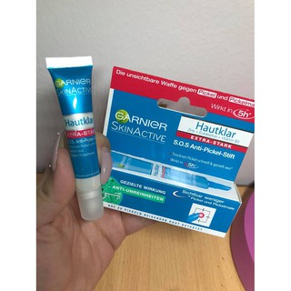 Gel Chấm Mụn Siêu Tốc Garnier Hautklar của Đức