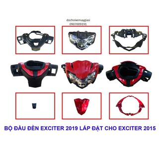 Đầu đèn exciter 2019 lên cho exciter 2015-2018 motorart v1