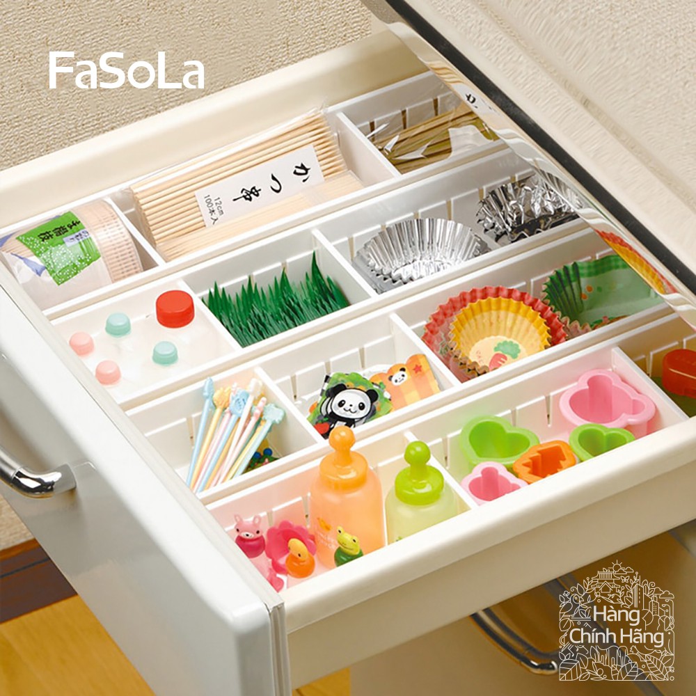 Khay chia ngăn tủ kéo gọn gàng, tiết kiệm không gian FASOLA FSLRY-125