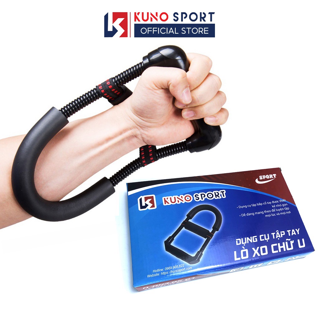 Dụng Cụ Tập Tay Chữ U KUNO SPORT Tập Lực Cổ Tay Tăng Cường Lực Tăng Cơ Tay